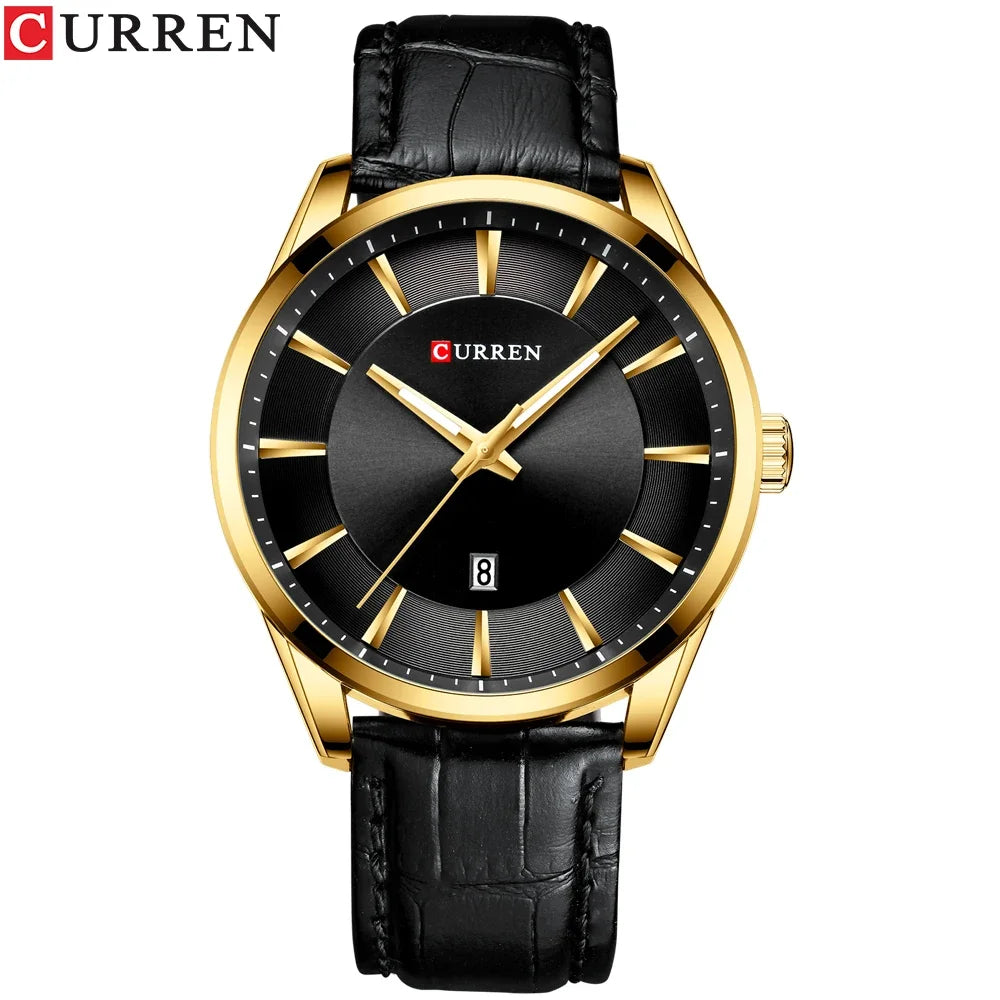 CURREN New Fashion Men Watches with Silicone Strap Top Brand Luxury Sport Auto Date Male Quartz Watch Men Relogio Masculino