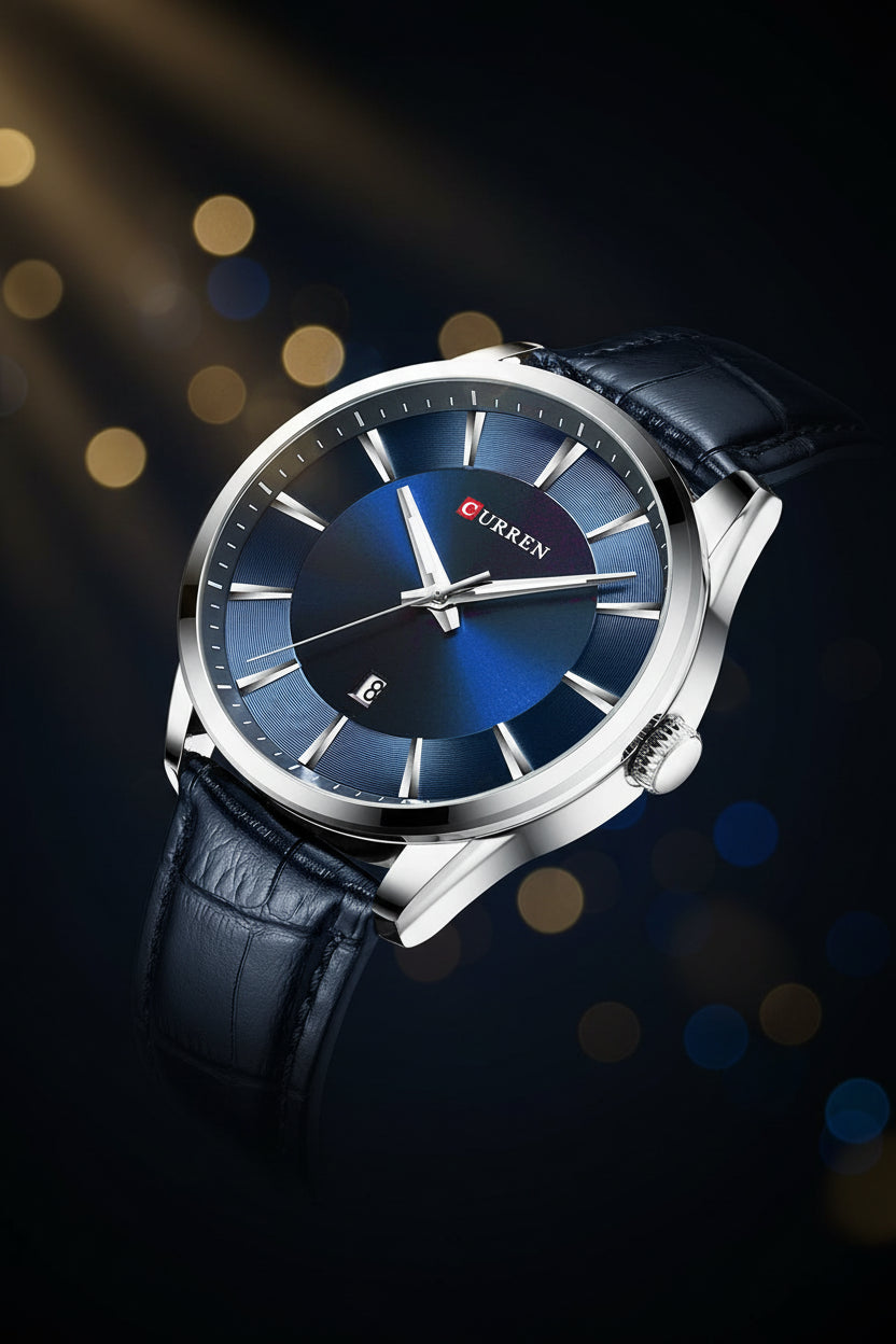 CURREN New Fashion Men Watches with Silicone Strap Top Brand Luxury Sport Auto Date Male Quartz Watch Men Relogio Masculino