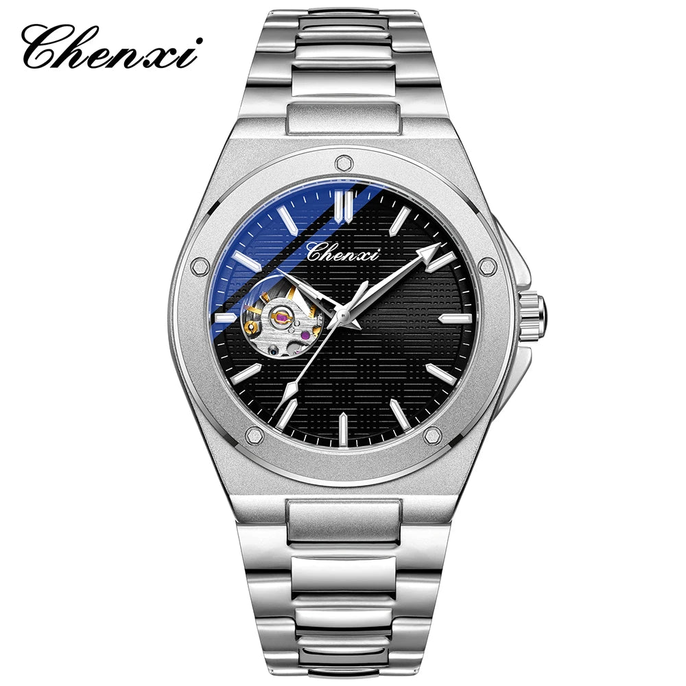 CHENXI 2026 Mechanical Man Watch Automatic Luminous Water-Resistant Steel Bracelet Fashion Mechanical Wristwatches Men